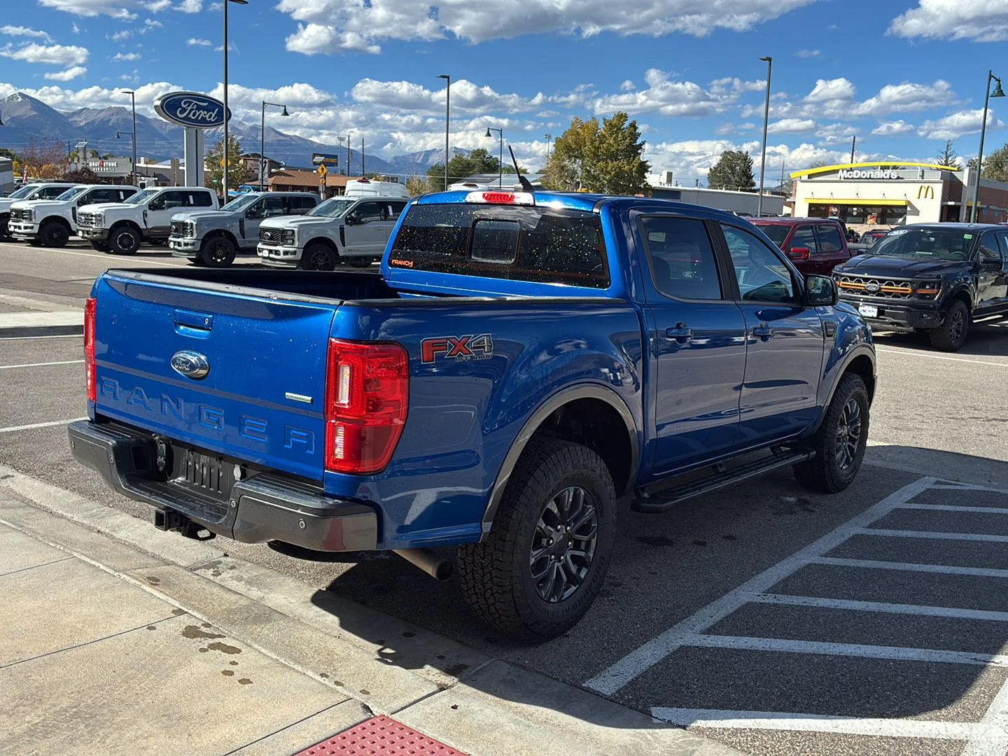 Used 2020 Lightning Blue Ford LARIAT image 3