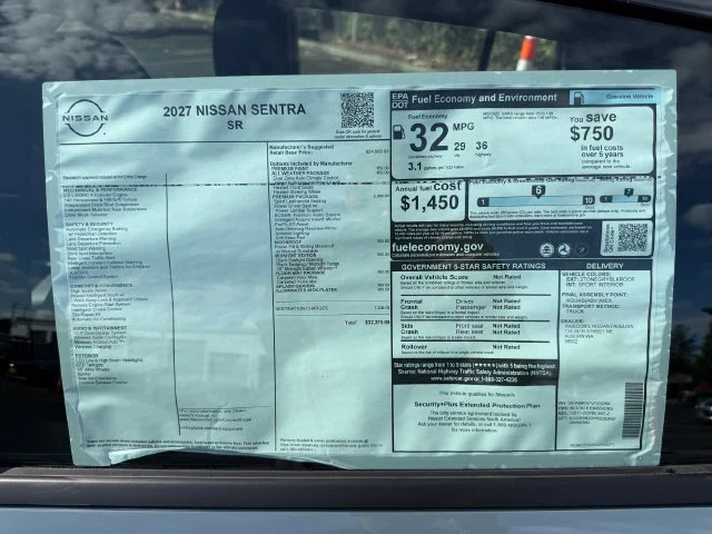 New 2027 Atlantic Gray Metallic/Super Black Nissan SR image 29