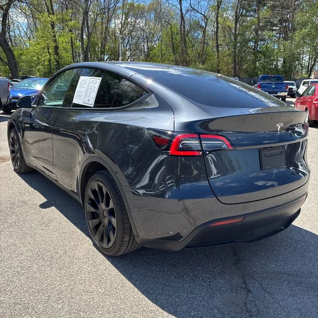 Used 2025 Tesla Model Y Long Range with VIN 7SAYGDEE5SF303230 for sale in Raynham, MA
