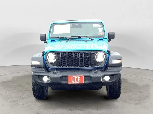 New 2026 Hydro Blue Pearl Coat Jeep 4-DOOR SPORT S image 9