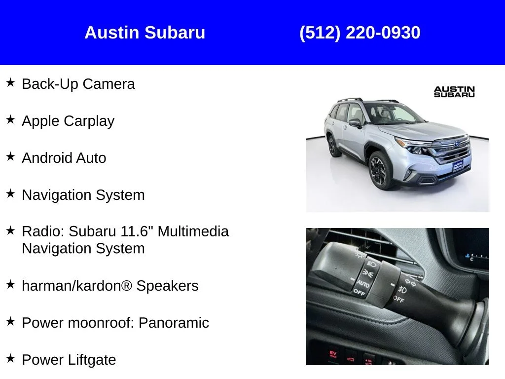 New 2026 Silver Subaru Limited Hybrid image 9
