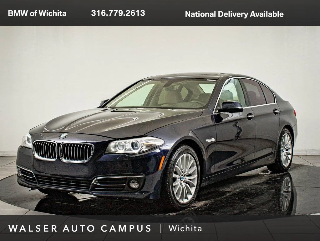 Used 2014 Imperial Blue Metallic BMW 535d image 1