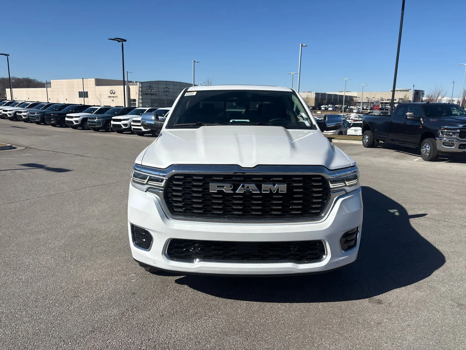New 2026 Ivory White Tri-Coat Pearl-Coat Exterior Paint RAM Tungsten image 3