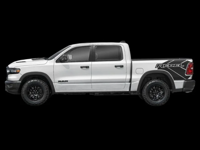 New 2027 Bright White Clear-Coat Exterior Paint RAM REBEL image 3