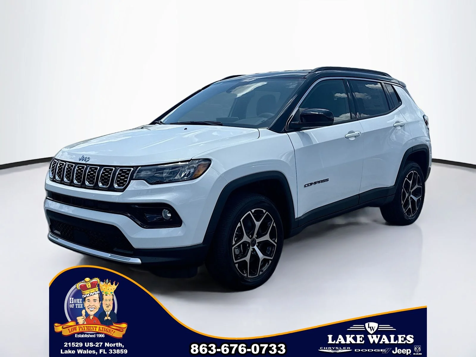New 2026 Bright White Clear-Coat Exterior Paint Jeep Limited image 2