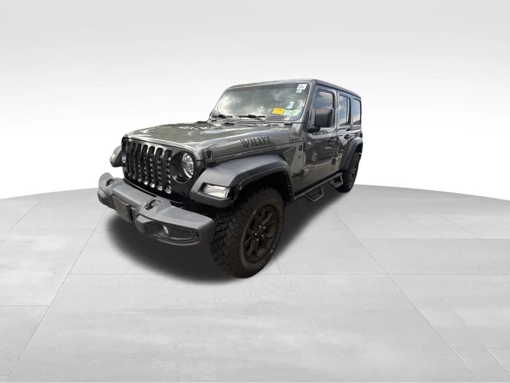 Used 2022 Gray Jeep Unlimited Willys image 2