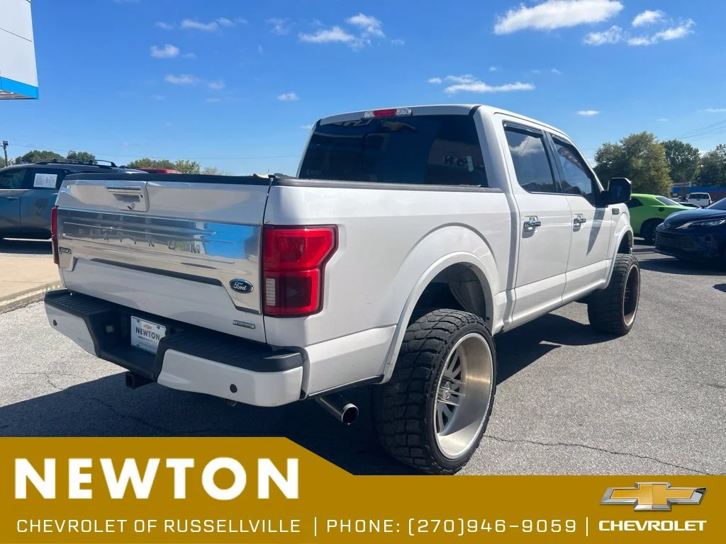 Used 2018 White Platinum Clearcoat Metallic Ford Platinum image 14