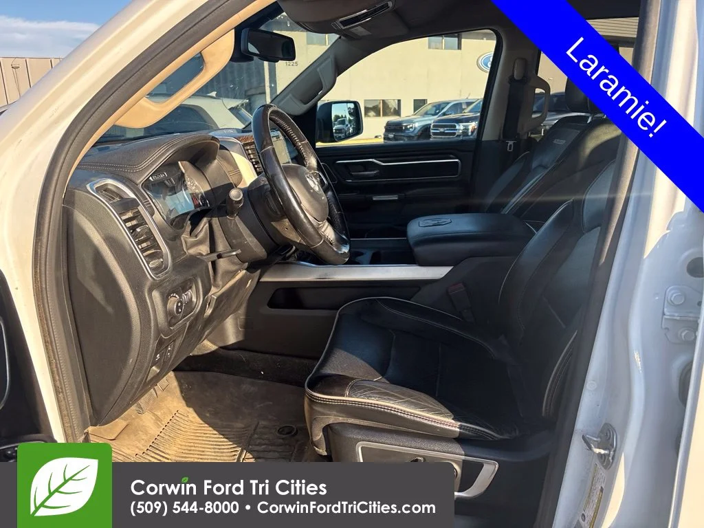 Used 2020 Bright White Clearcoat Ram Laramie image 11