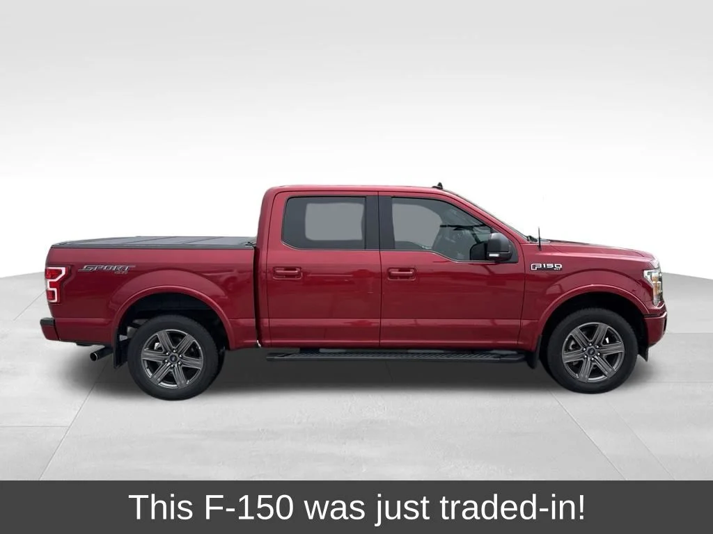 Certified Used 2020 Rapid Red Metallic Tinted Clearcoat Ford XLT image 1