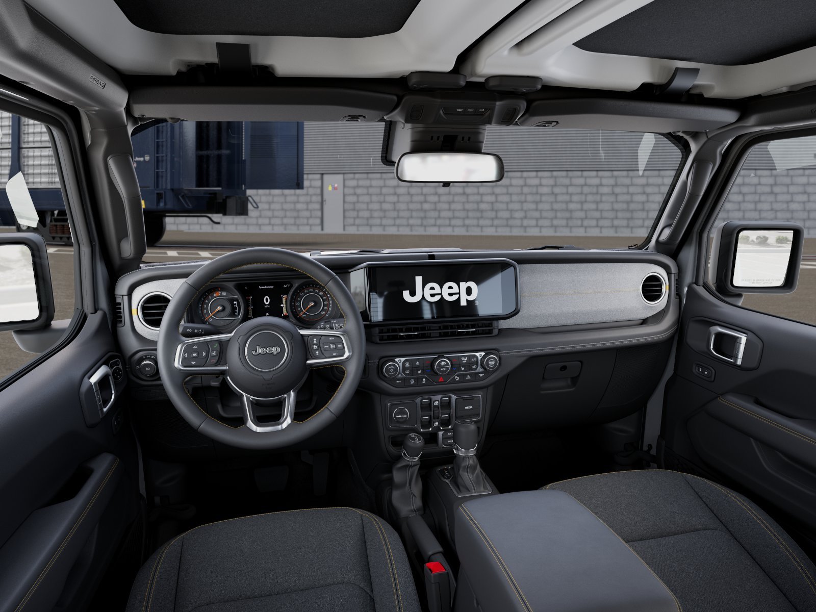 New 2027 Bright White Clear-Coat Paint Jeep Sahara image 8