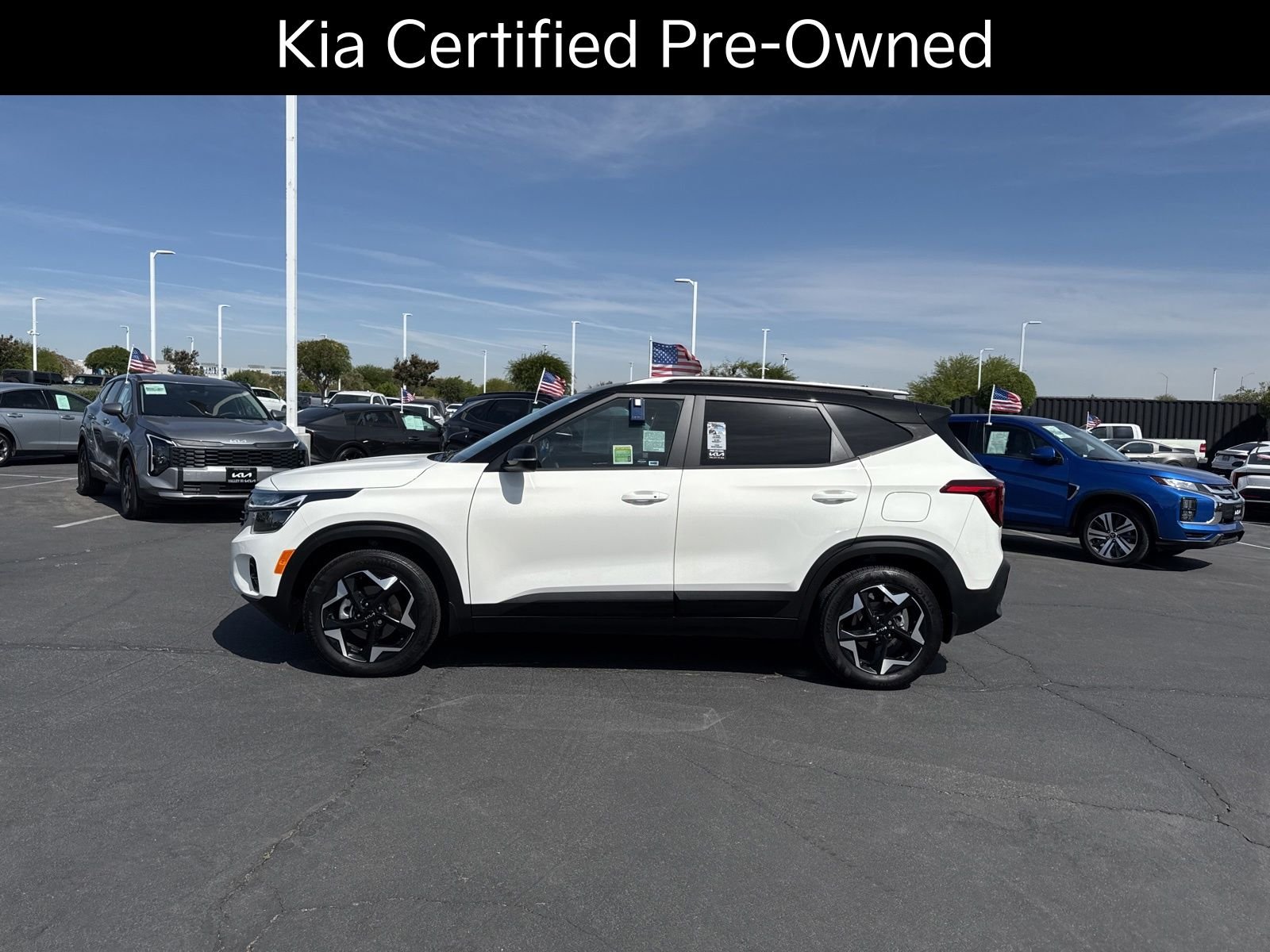 Certified Used 2026 Clear White/Black Roof Kia S image 11