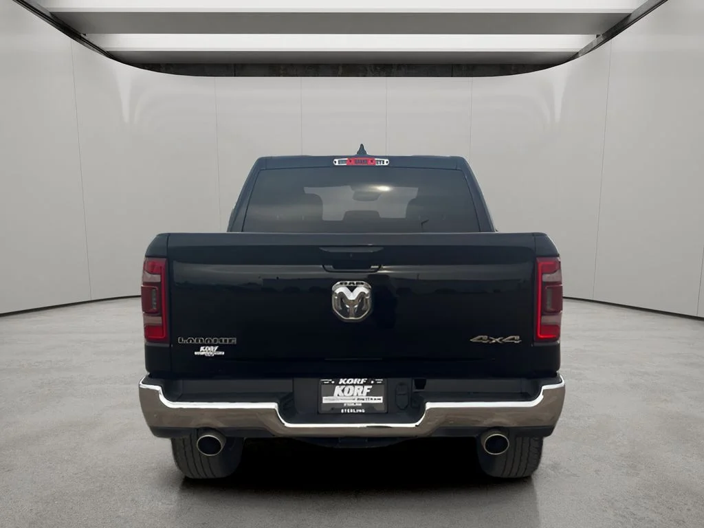 Used 2024 Diamond Black Crystal Pearlcoat Ram Laramie image 4