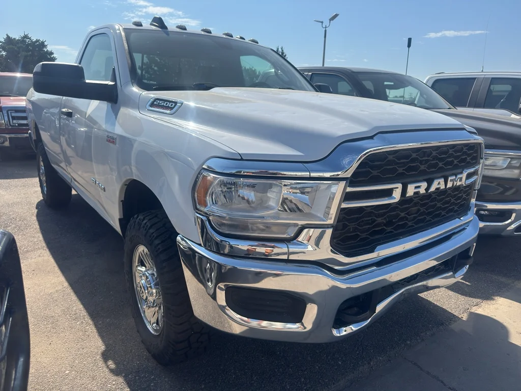 Used 2021 Bright White Clearcoat Ram Tradesman image 2