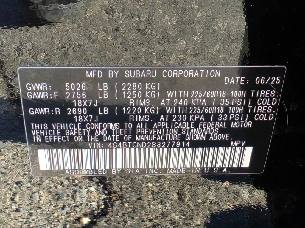 2025 Subaru Outback Limited - Photo 37