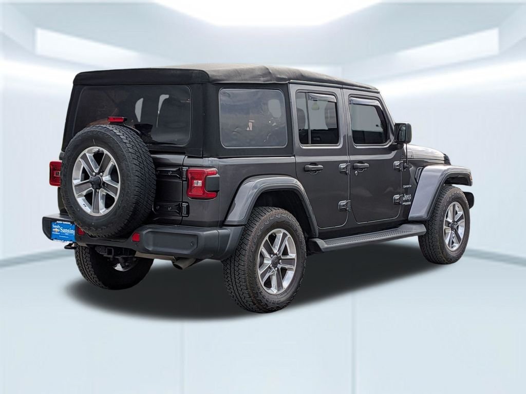 Used 2021 Gray Jeep Unlimited Sahara image 6