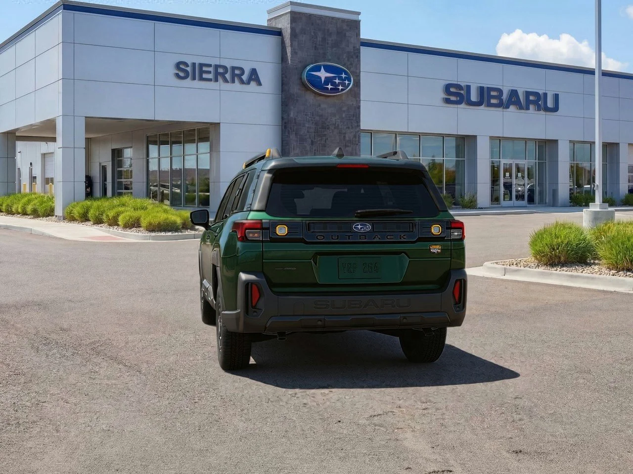 New 2026 Deep Emerald Green Pearl Subaru Wilderness image 8