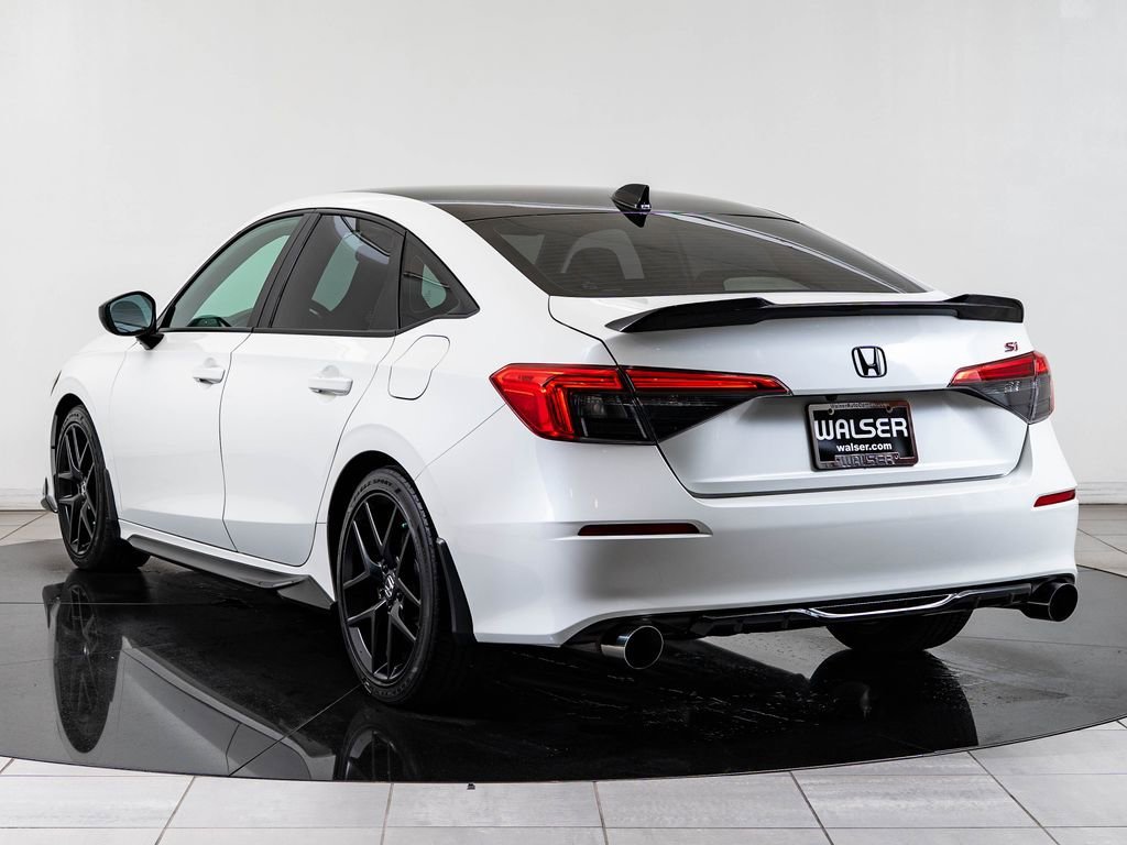 Used 2023 Platinum White Pearl Honda Si image 6