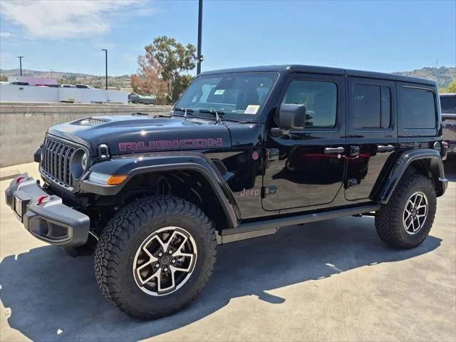 New 2026 Black Clearcoat Jeep Rubicon image 3