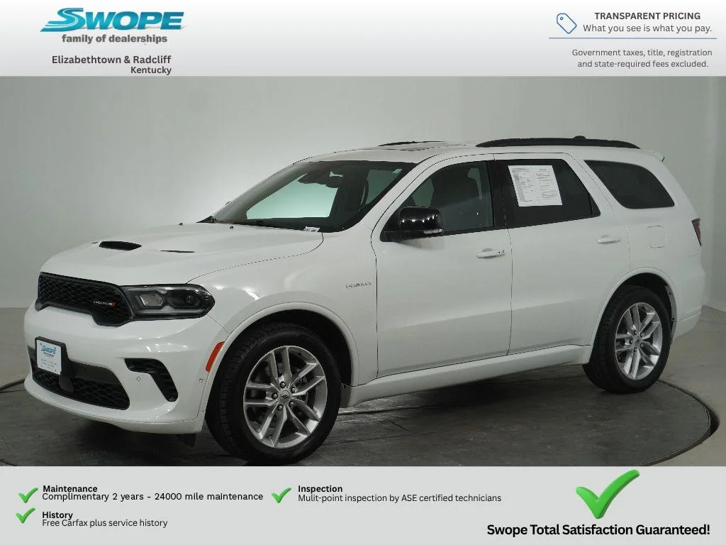 Used 2024 White Knuckle Clearcoat Dodge R/T Plus image 7