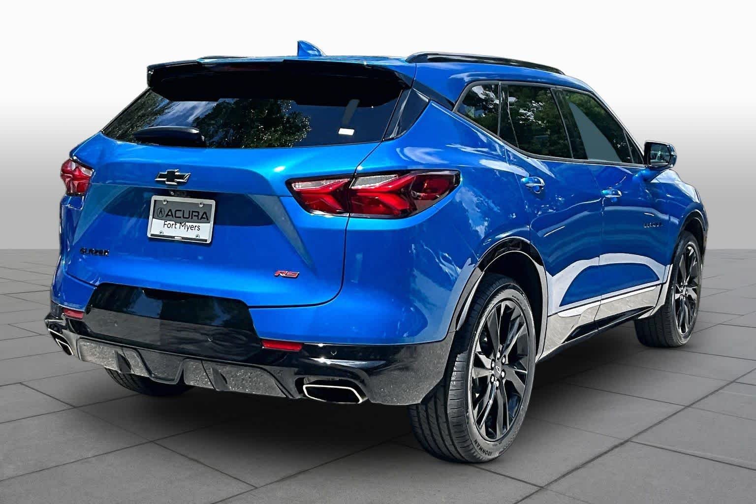 Used 2021 Bright Blue Metallic Chevrolet RS image 13
