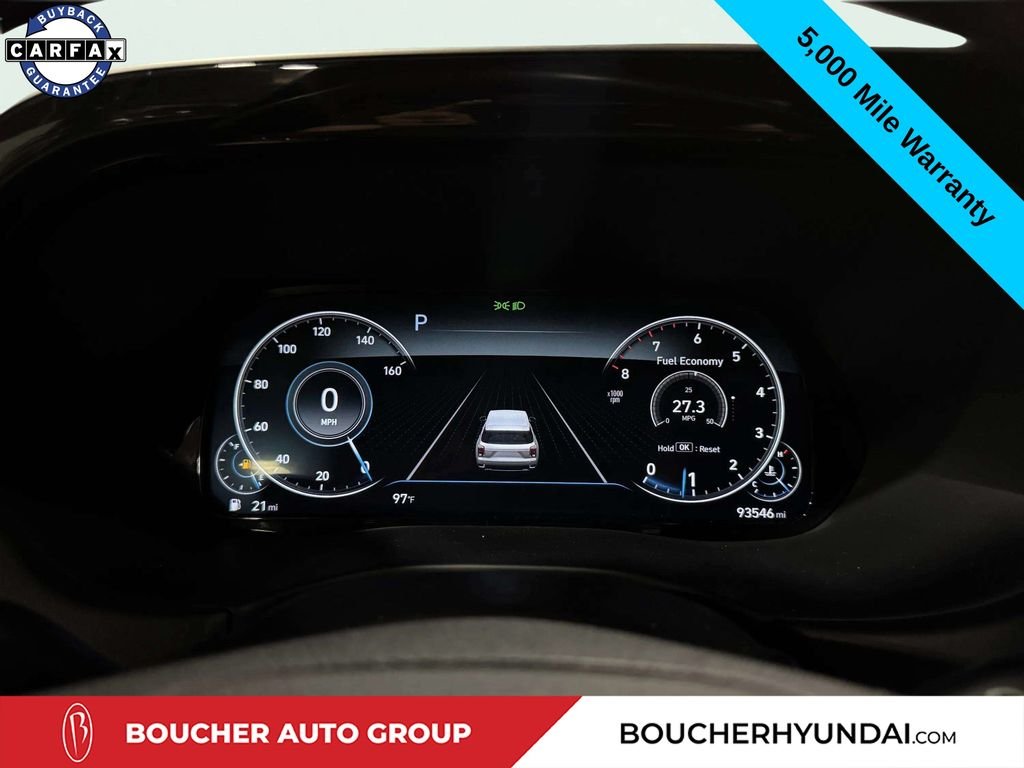 Certified Used 2021 Sierra Burgundy Hyundai Limited image 12