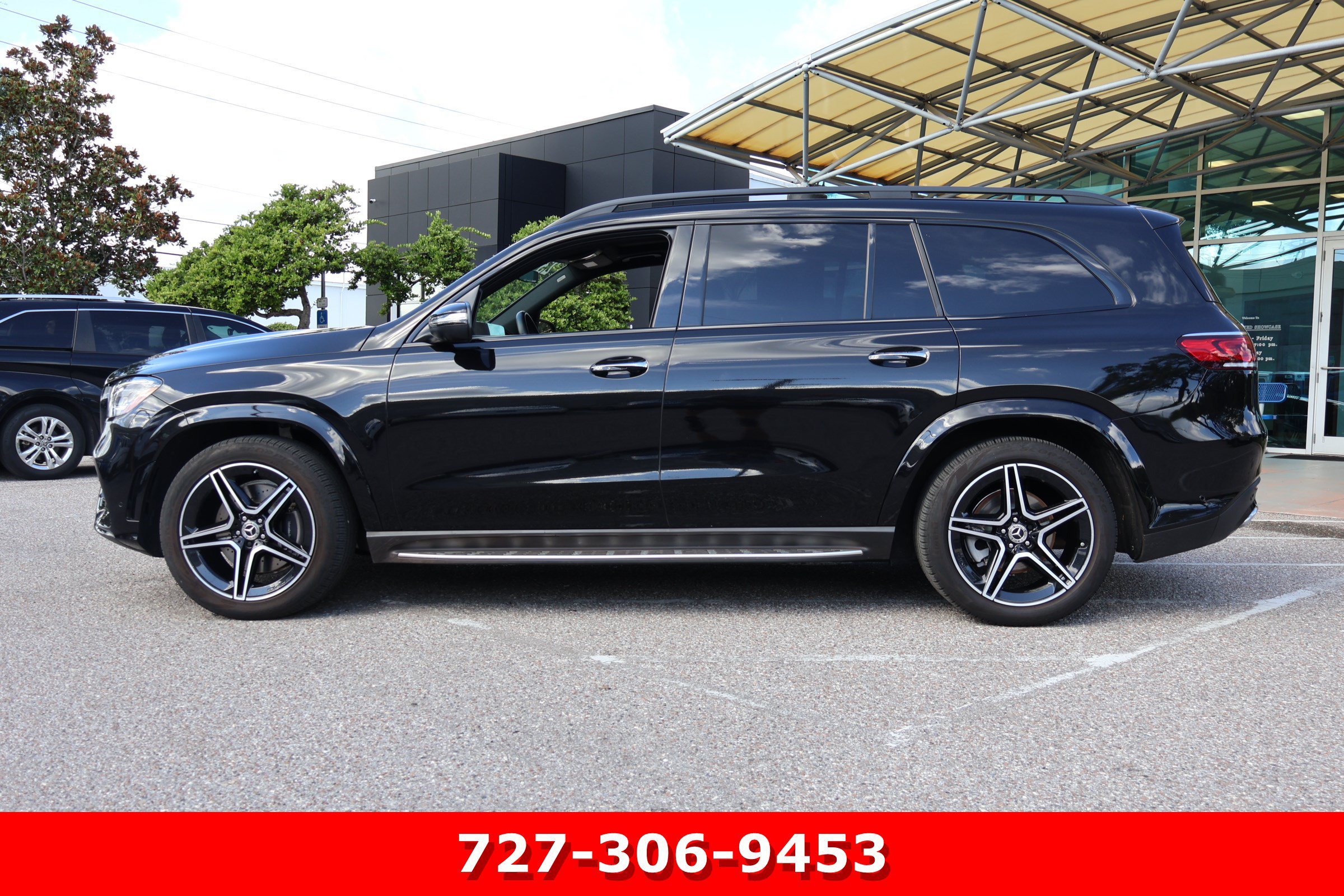 Certified Used 2023 Obsidian Black Metallic Mercedes-Benz GLS 450 image 6