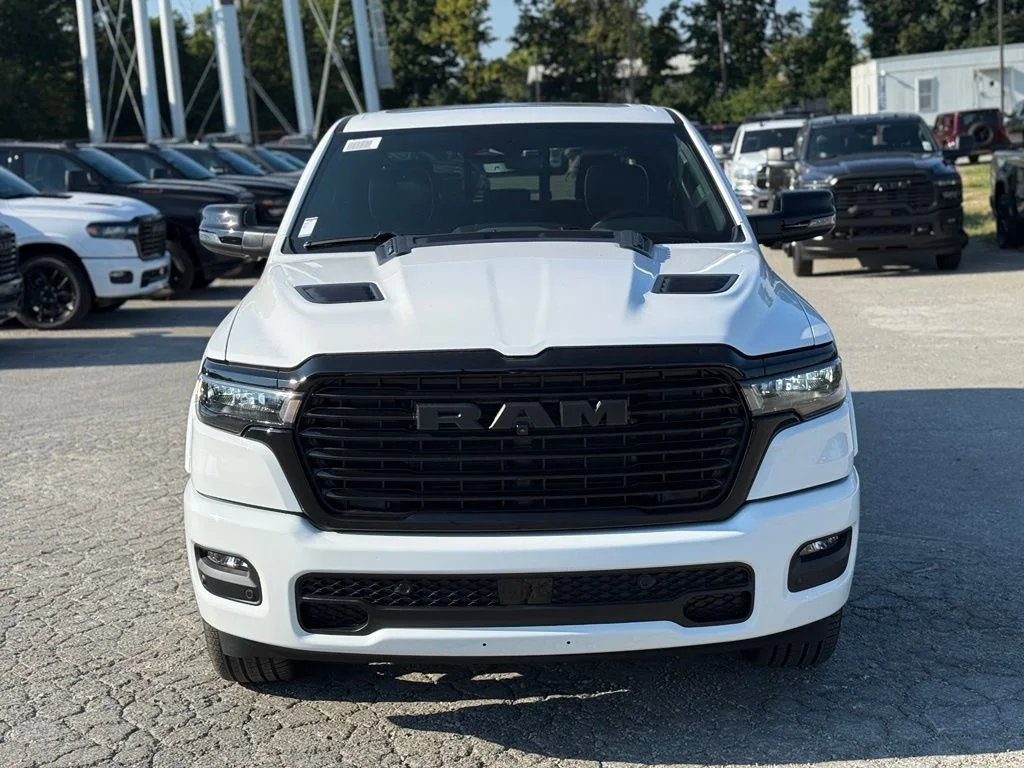 New 2027 Bright White Clear-Coat Exterior Paint RAM Laramie image 3