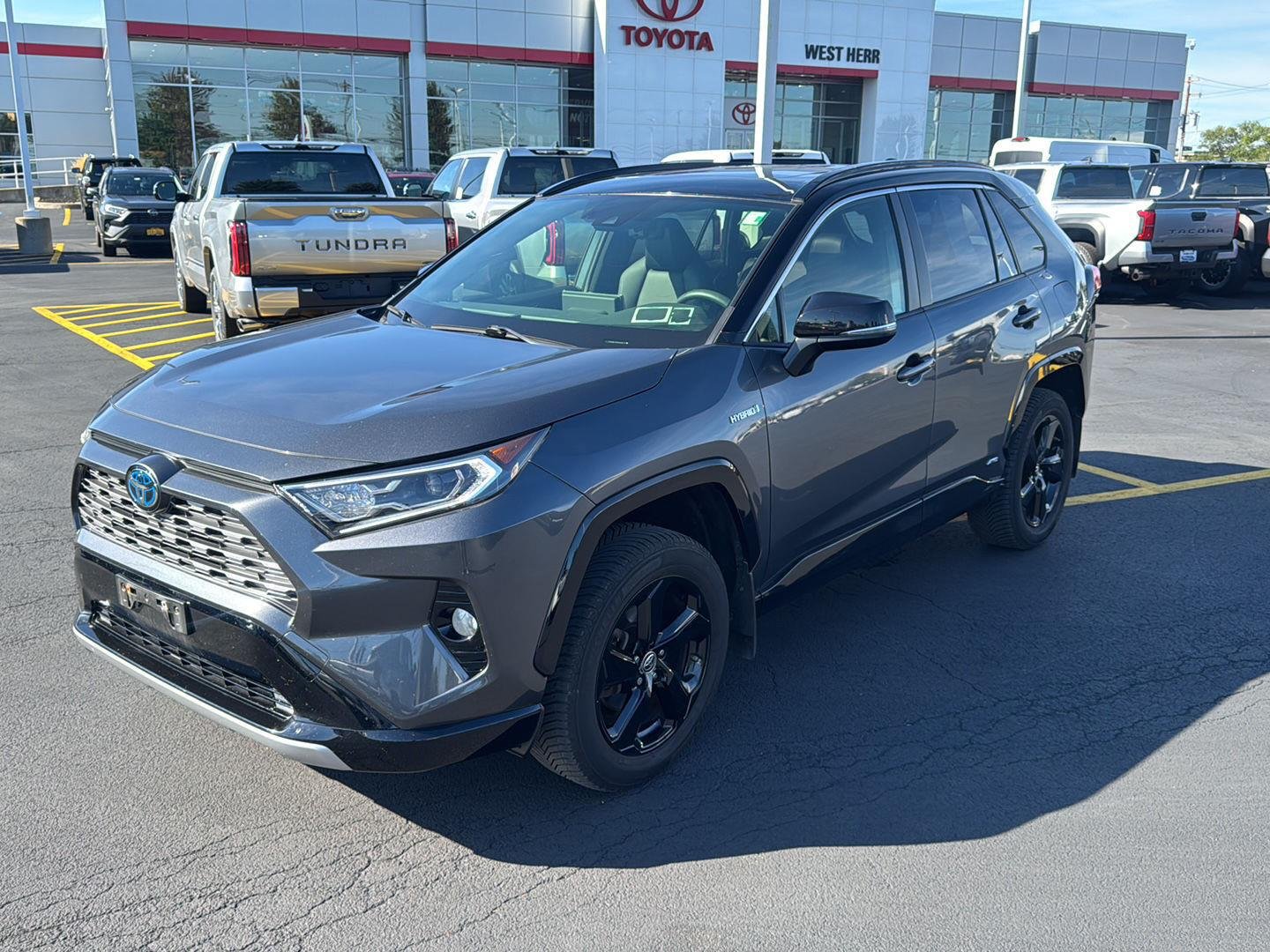 Used 2019 Magnetic Gray Metallic w/Black Roof Toyota XSE image 3