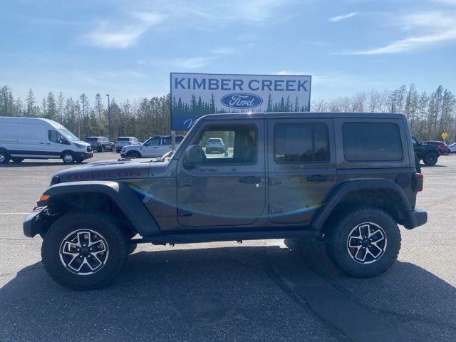 Used 2025 Jeep Wrangler 4-Door Rubicon with VIN 1C4PJXFN3SW523794 for sale in Pine River, Minnesota