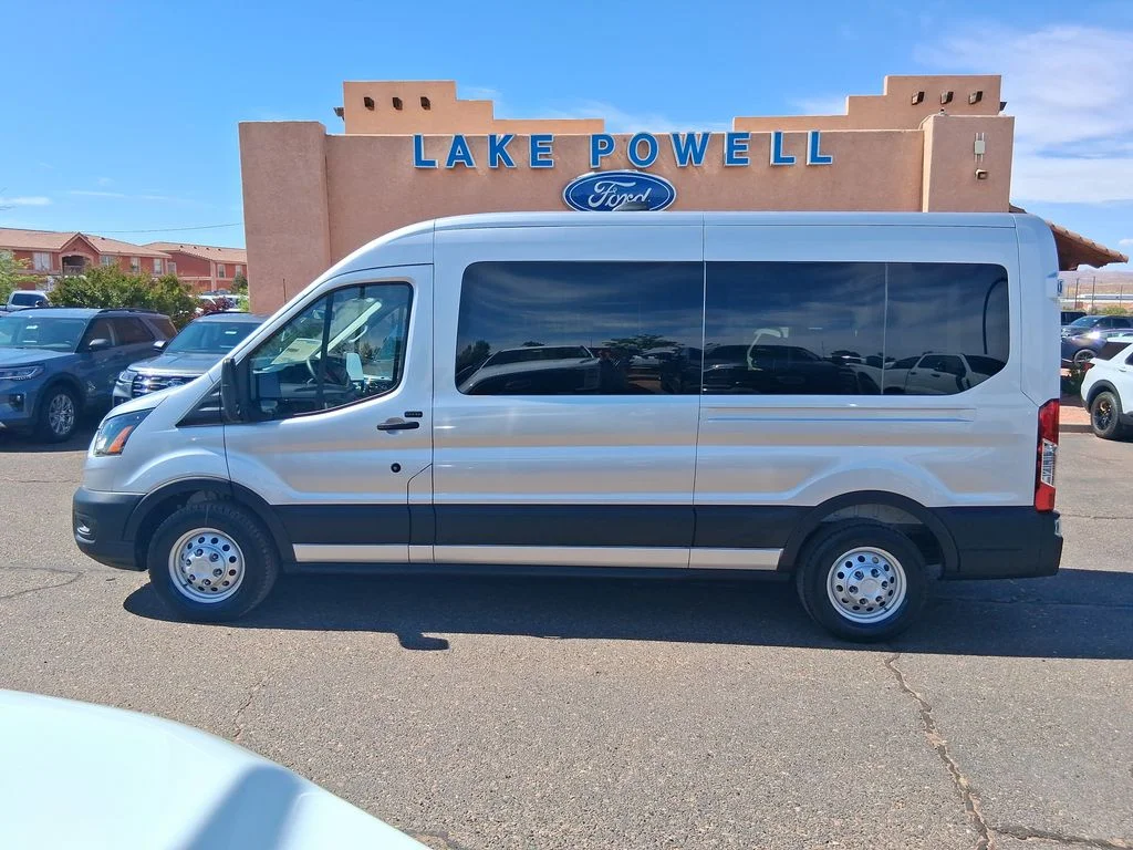 New 2026 Ingot Silver Metallic Ford Passenger Van XL image 2