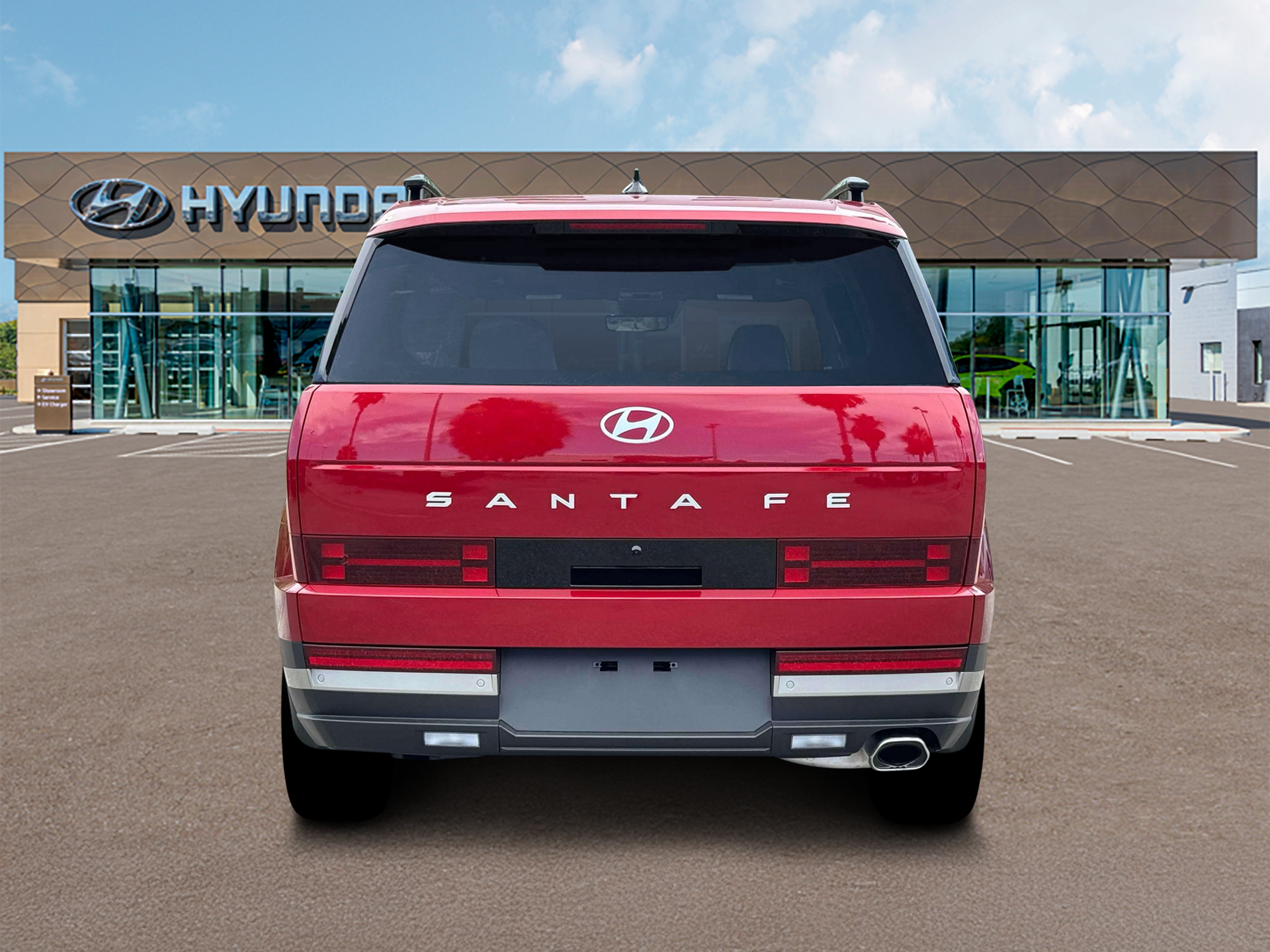 New 2026 Red Hyundai Limited FWD image 6