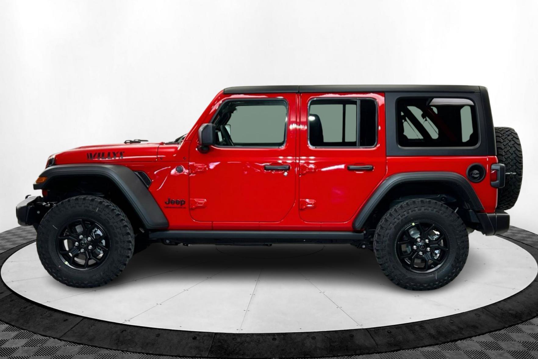 New 2026 Firecracker Red Clear-Coat Exterior Paint Jeep Willys image 2