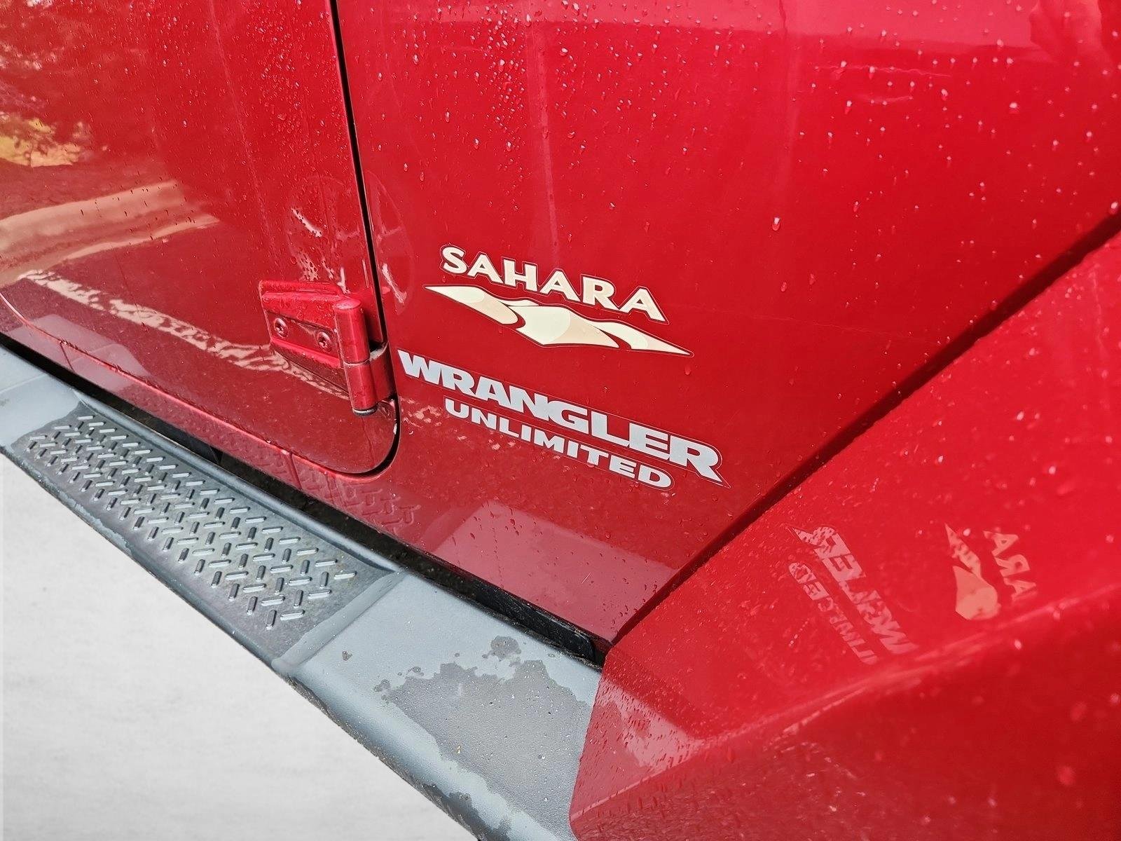 Used 2012 Deep Cherry Red Crystal Pearl Jeep Sahara image 5