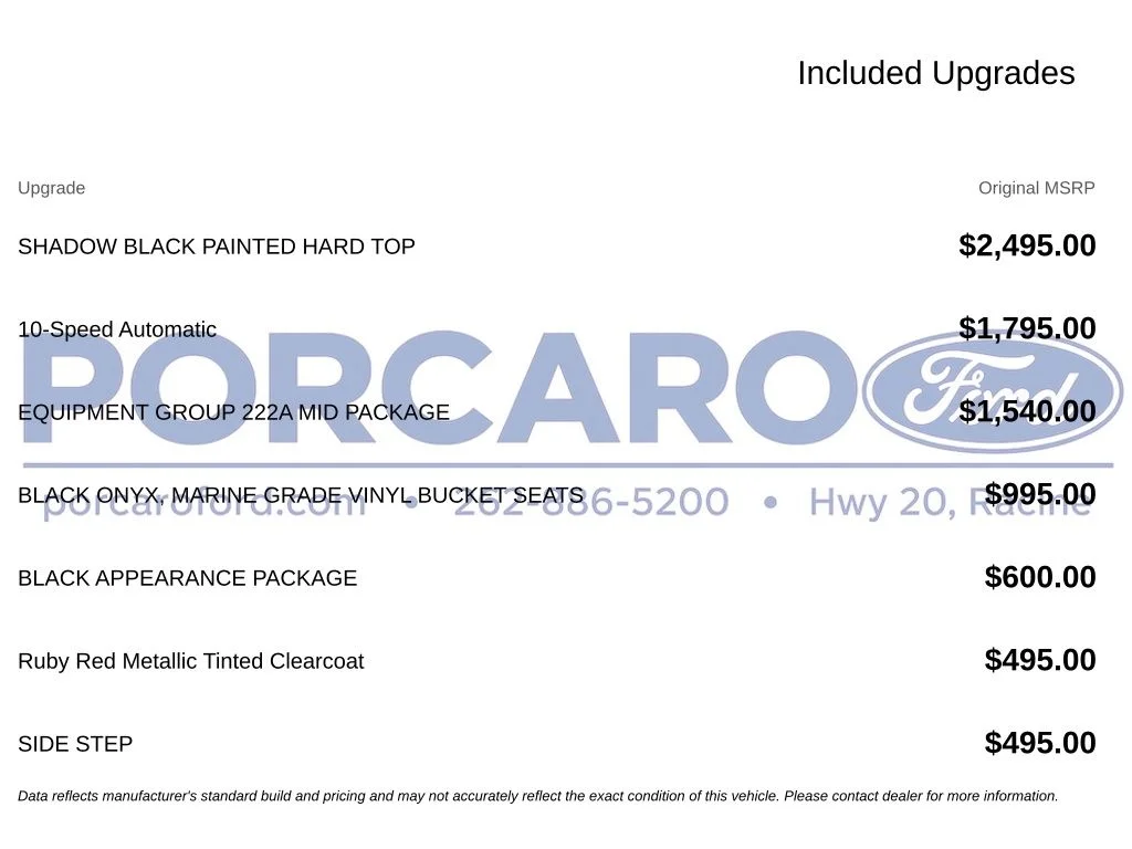 New 2026 Ruby Red Metallic Tinted Clearcoat Ford Big Bend® image 28