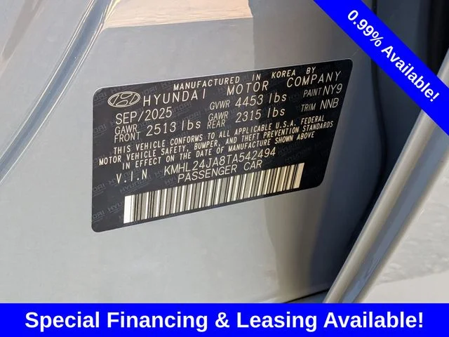 Certified Used 2026 Blue Hyundai SE image 26
