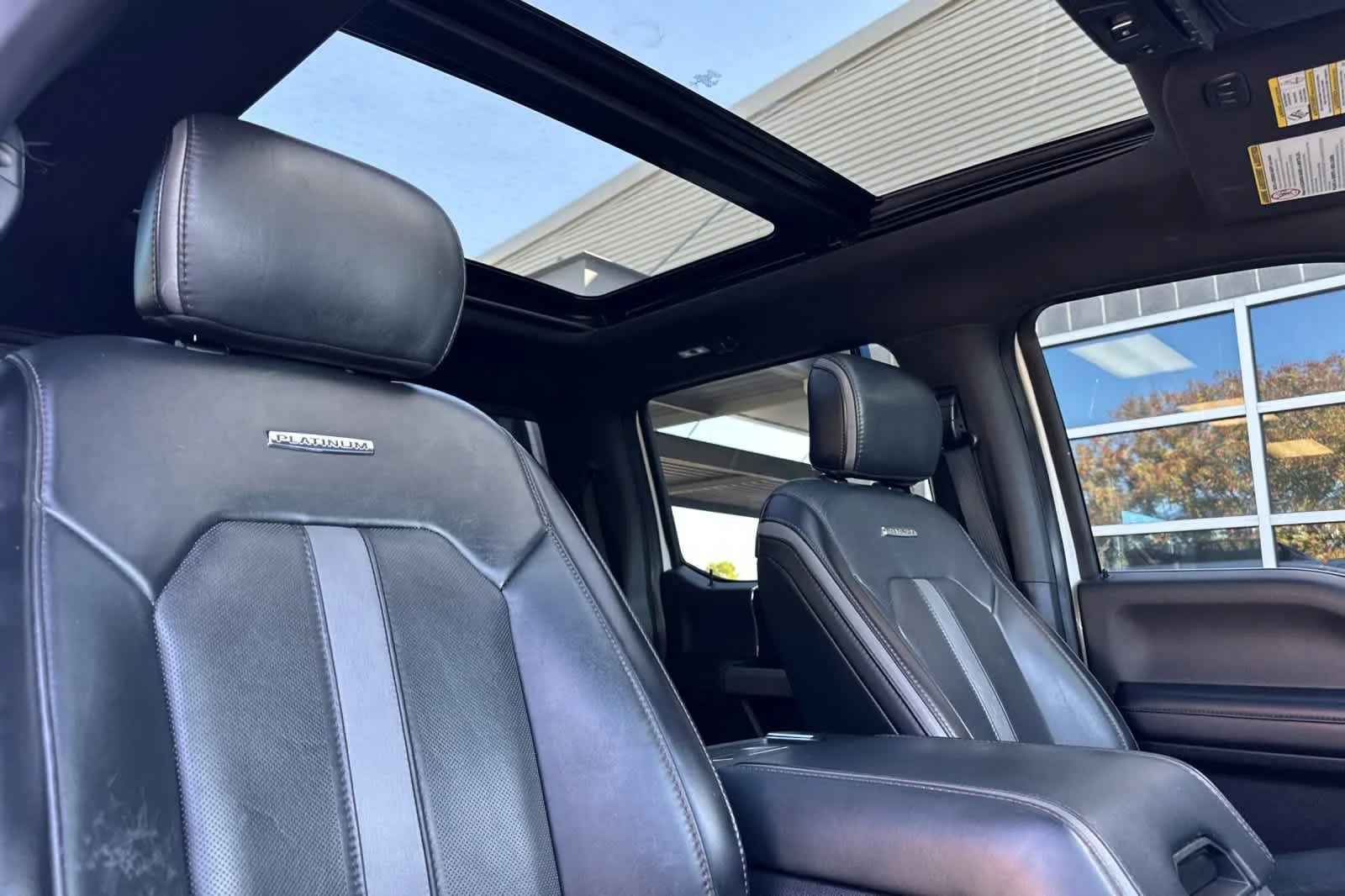 Certified Used 2019 White Platinum Metallic Tri-Coat Ford Platinum image 16