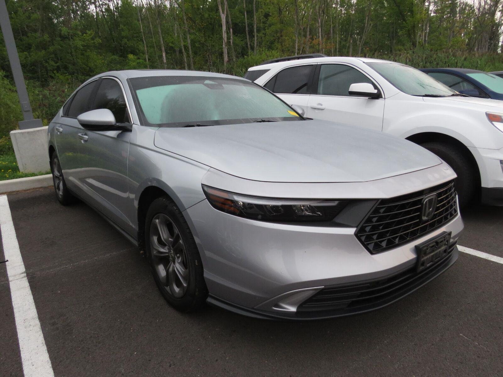 Used 2024 Solar Silver Metallic Honda EX image 12