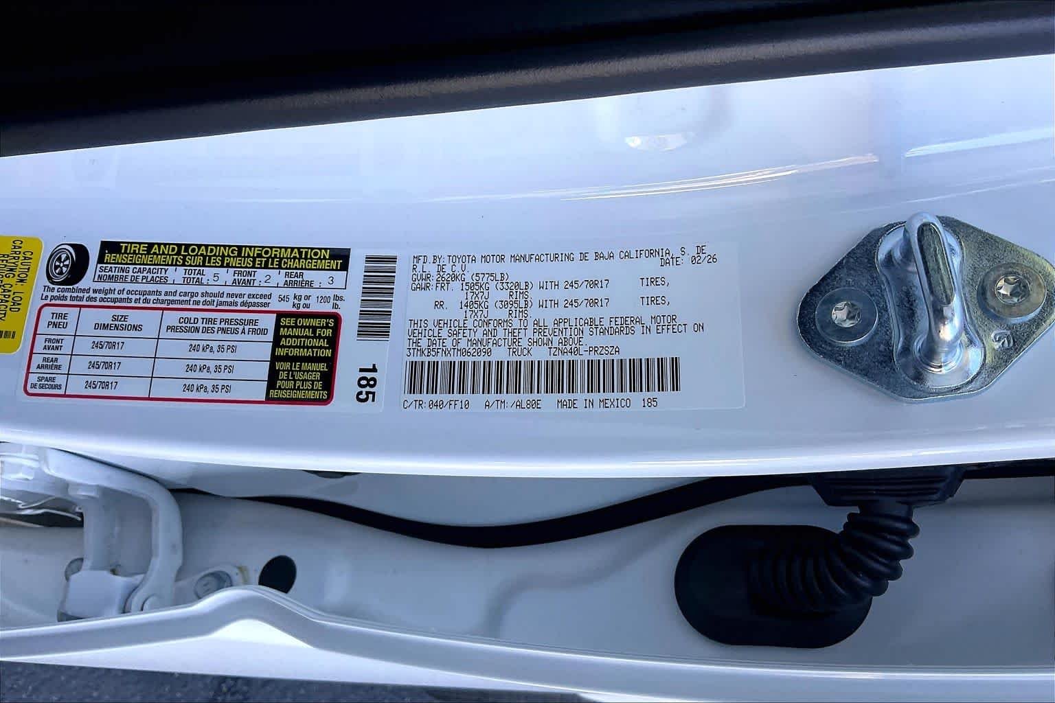 Used 2026 Ice Cap Toyota SR5 image 21