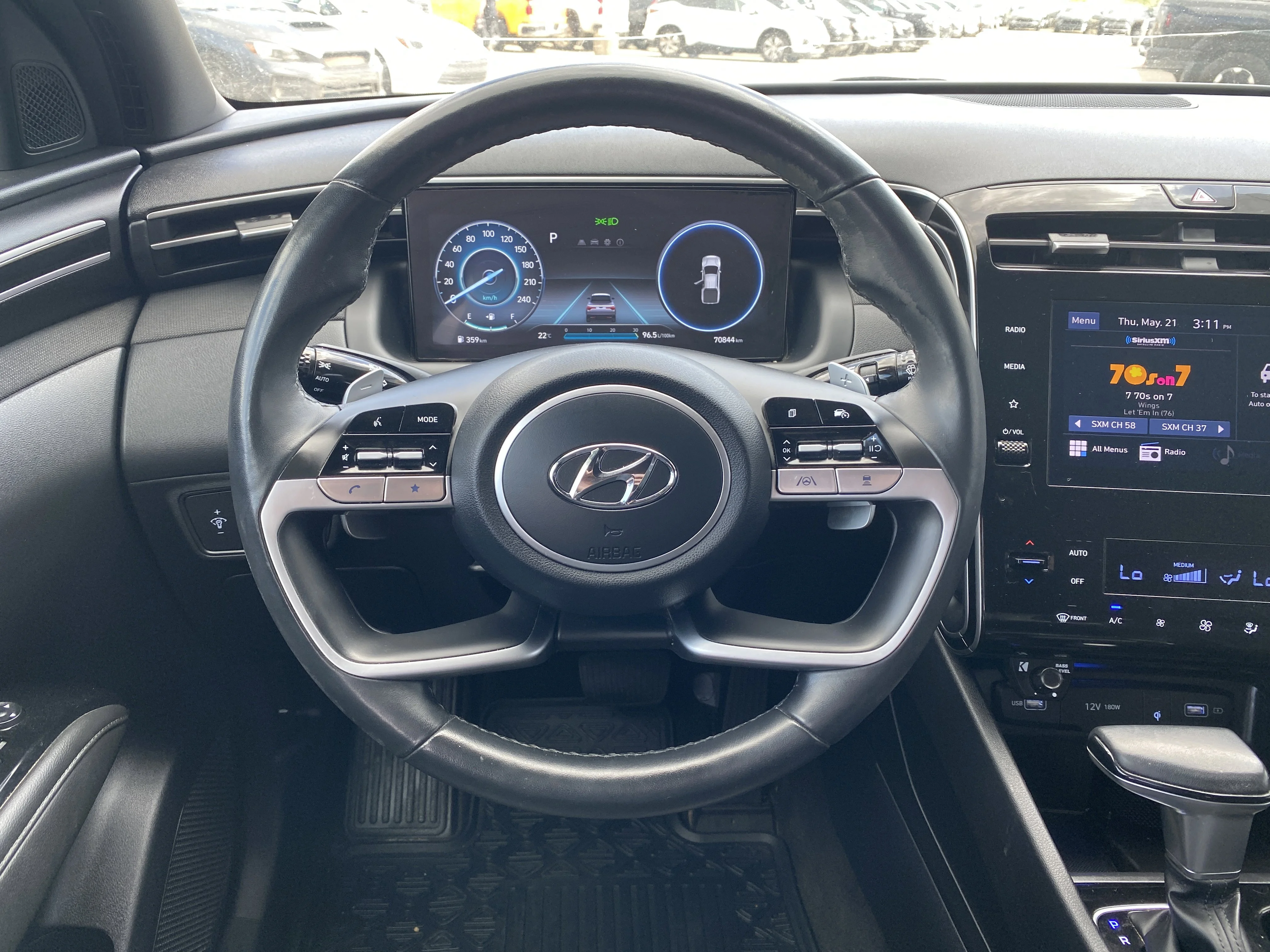 Used 2022 Gray Hyundai Preferred AWD w/Trend Pkg * RADAR CRUISE * SUNROOF * LEATHER * image 11