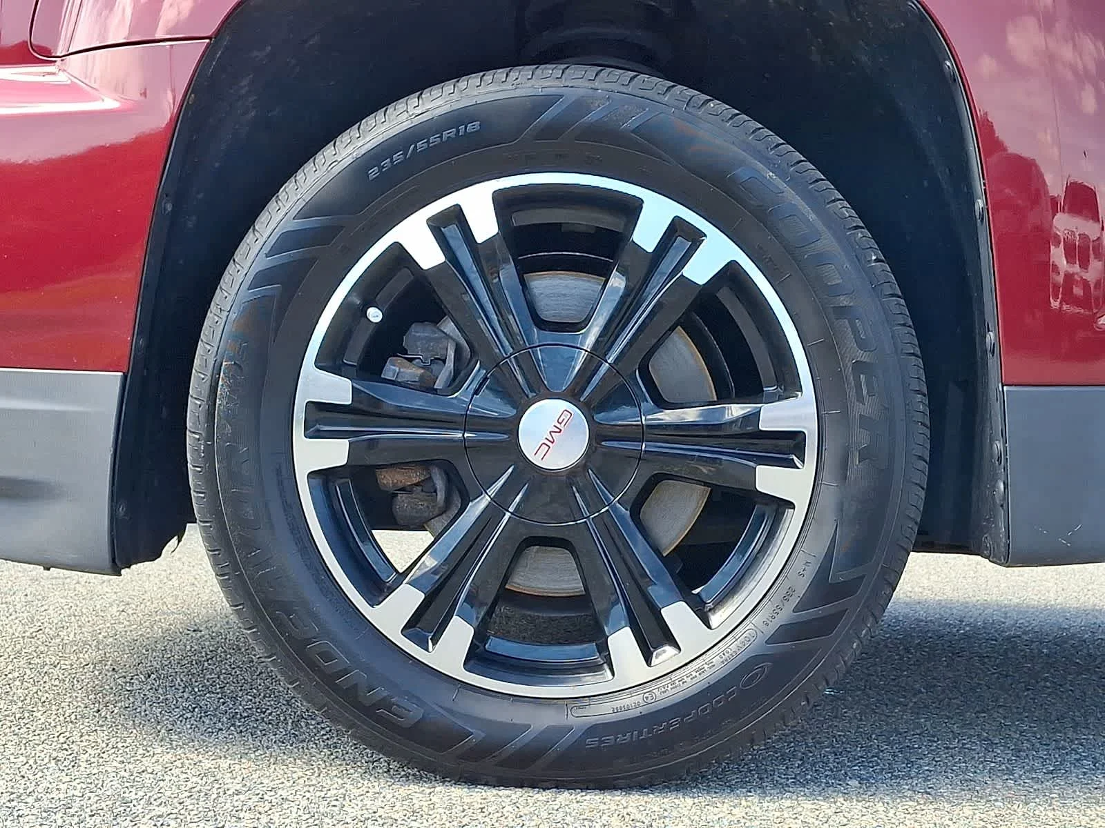 Used 2017 Crimson Red Tintcoat GMC SLE image 9
