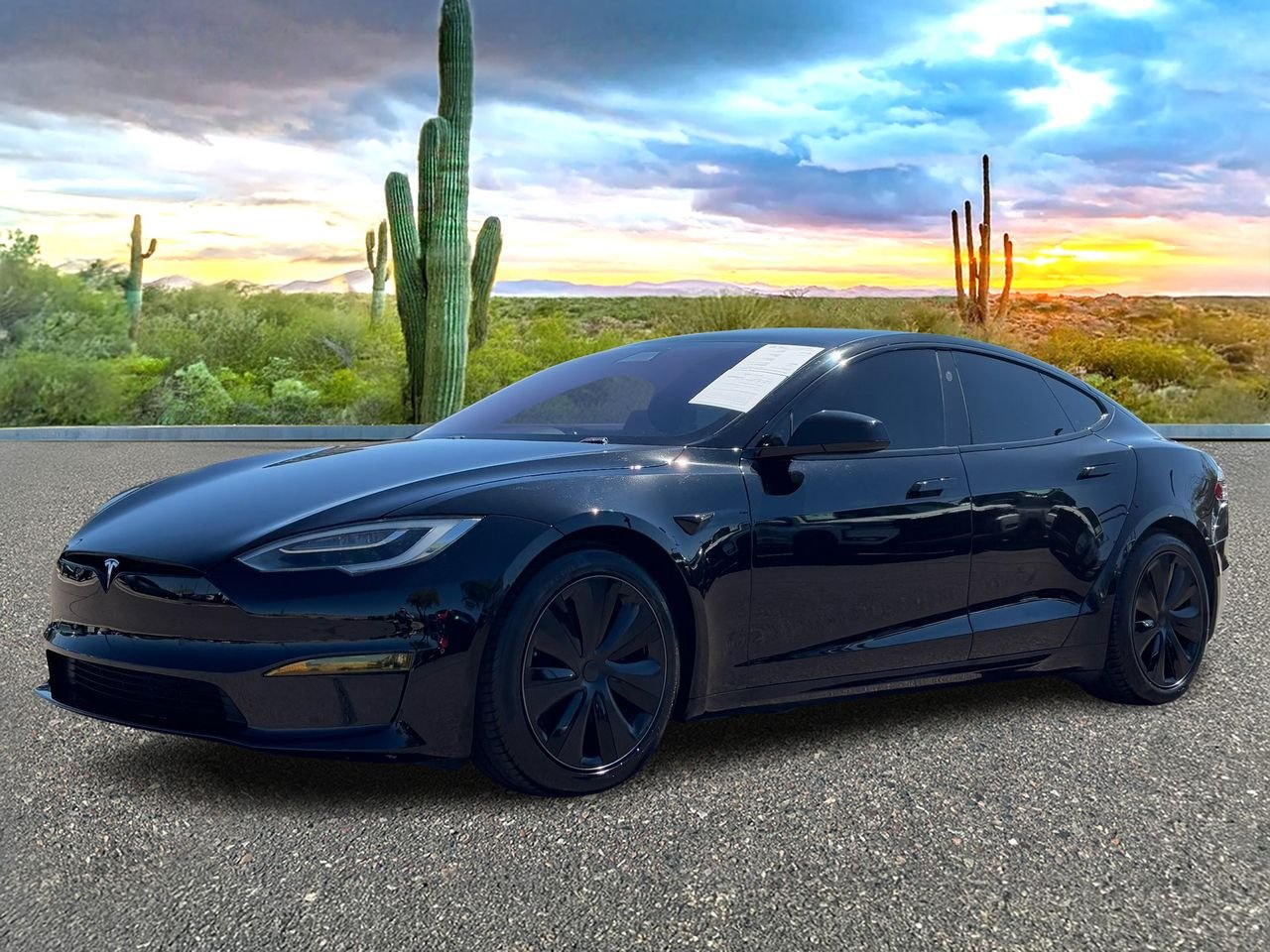 Used 2021 Tesla Model S Plaid with VIN 5YJSA1E67MF455556 for sale in Scottsdale, AZ