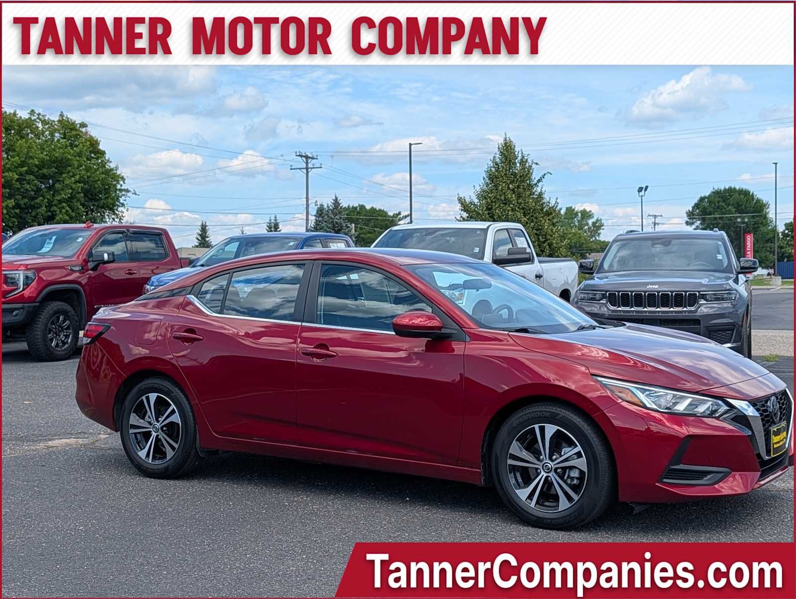 Red (Scarlet Ember Tintcoat) 2023 Nissan Sentra Sedan Front-Wheel Drive