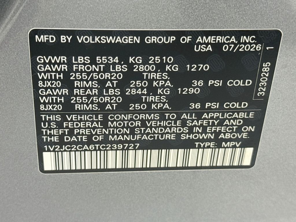 New 2026 Silver Mist Metallic Volkswagen SE w/Technology image 34