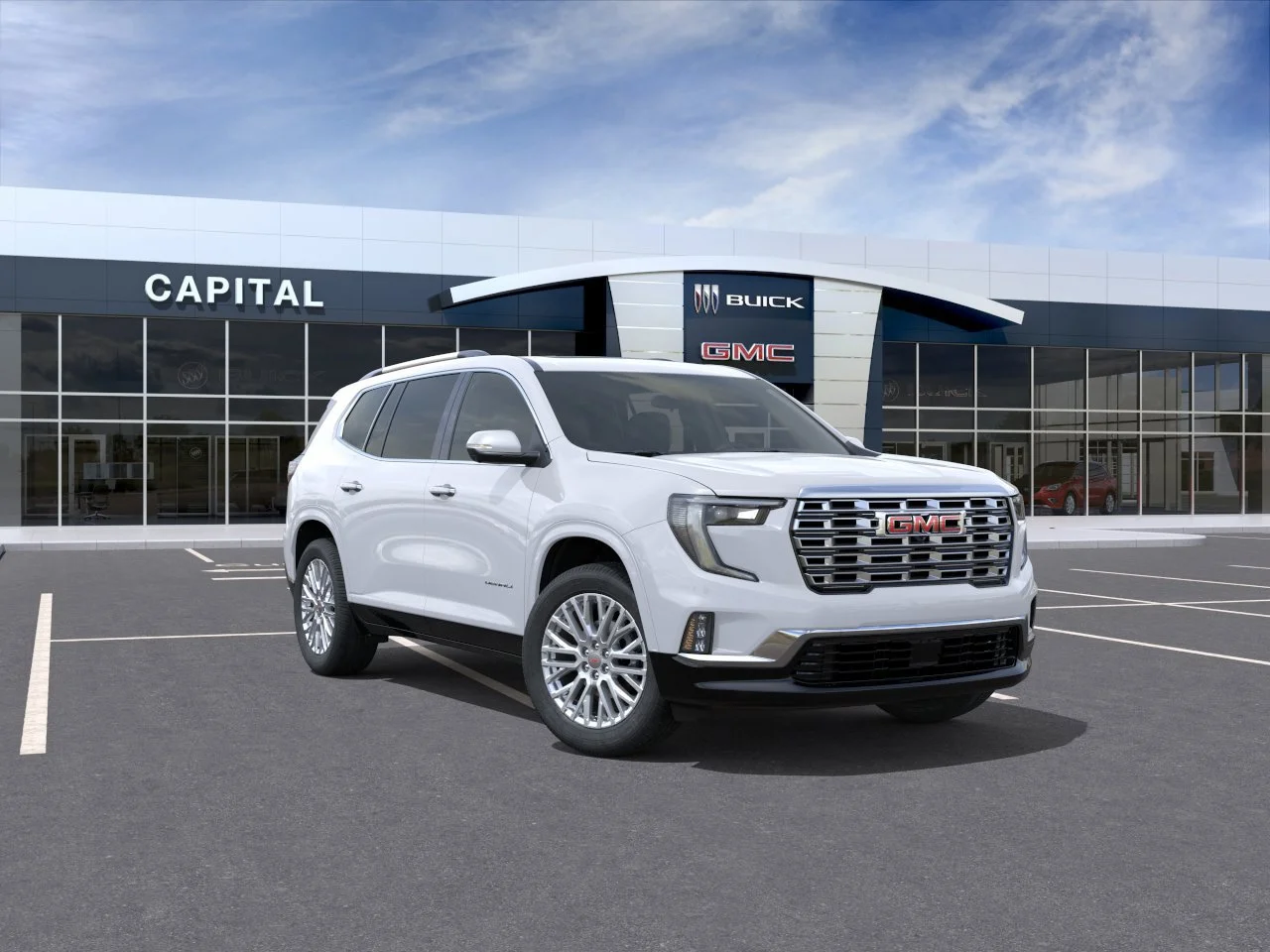 New 2026 Glacier White Tricoat GMC Denali AWD image 2