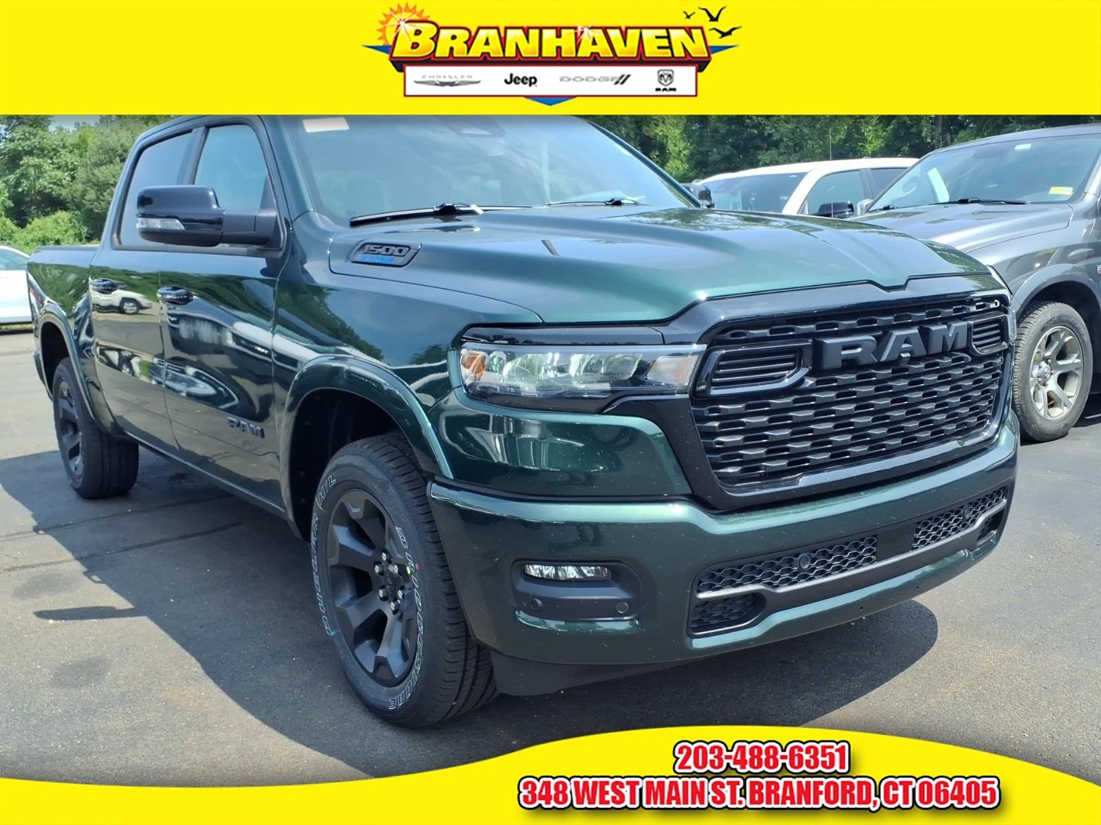 New 2026 Serrano-Green Metallic Exterior Paint RAM Big Horn/Lone Star image 1