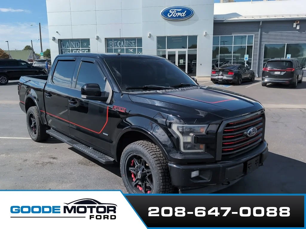 Used 2017 Black Ford Lariat image 1