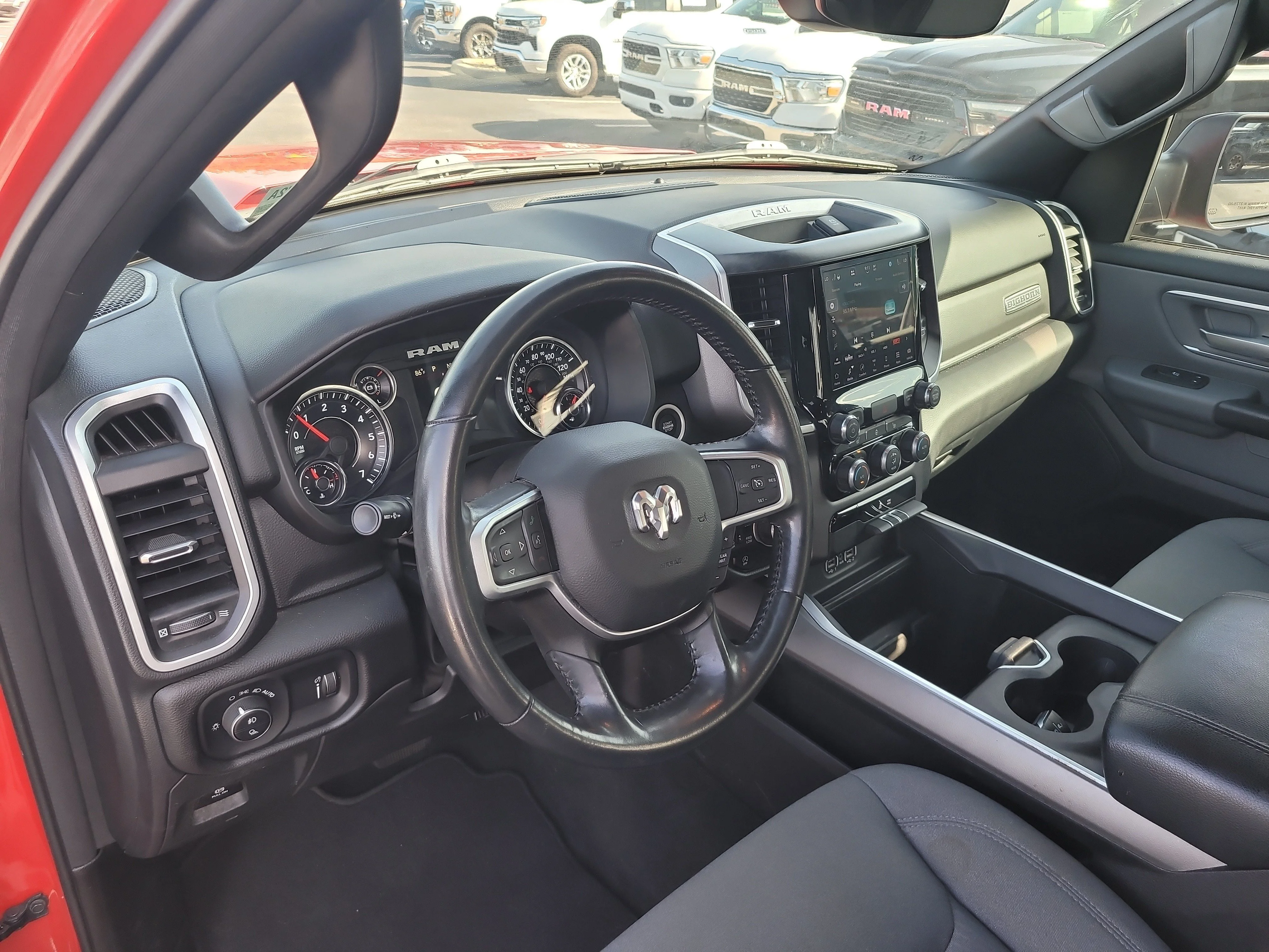 Used 2023 Flame Red Clearcoat Ram Big Horn image 20