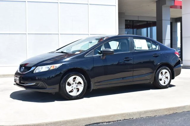 Used 2015 Honda Civic LX with VIN 19XFB2F55FE105961 for sale in West Burlington, IA