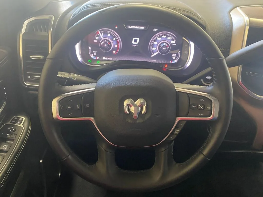 Used 2024 Bright White Clearcoat Ram Laramie image 8