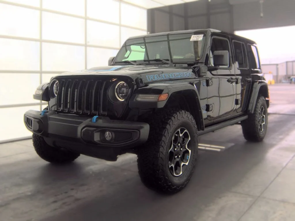 Used 2023 Black Jeep Rubicon 4xe image 1